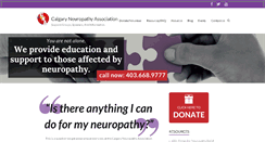 Desktop Screenshot of calgaryneuropathy.com